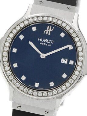 HUBLOT Classic Tradition 11P diamond bezel Quartz Ladies Watch_952464
